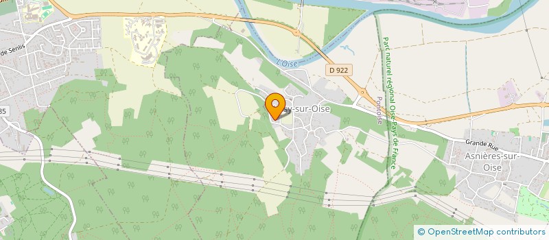 localisation de l'entreprise HLK HOLDING  LUZARCHES