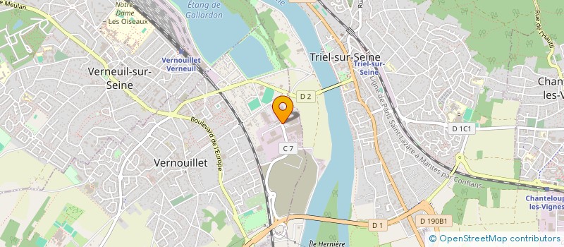 localisation de l'entreprise HLLY à VERNOUILLET