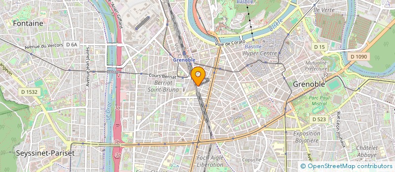 localisation de l'entreprise HLM RENOVATION  GRENOBLE