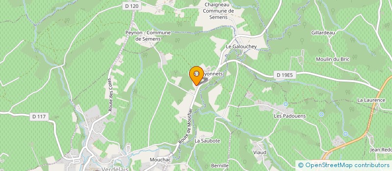 localisation de l'entreprise HLMCM  VERDELAIS