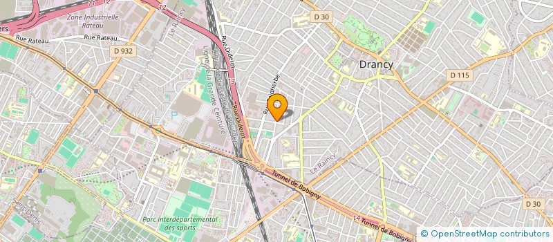localisation de l'entreprise HLN à DRANCY