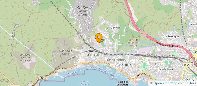 localisation de l'entreprise HLNG à MARSEILLE