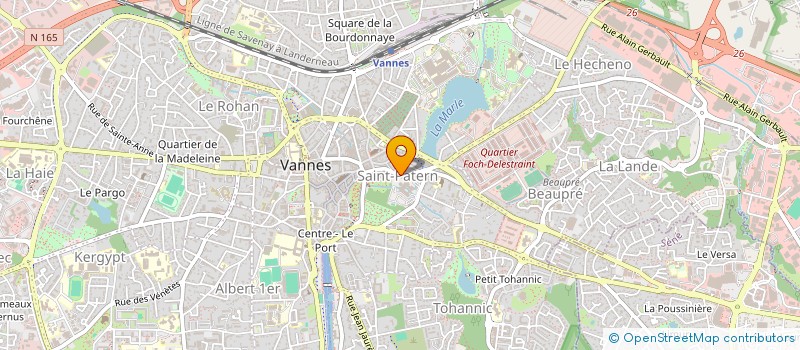 localisation de l'entreprise HLO à AURAY