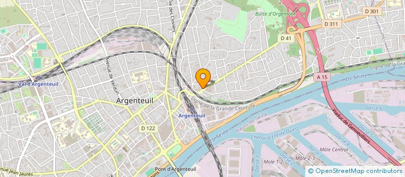 localisation de l'entreprise HLOCATION  ARGENTEUIL