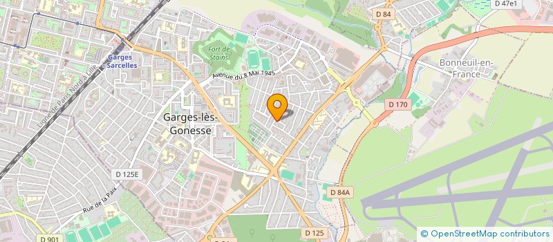 localisation de l'entreprise HLP  GARGES-LES-GONESSE