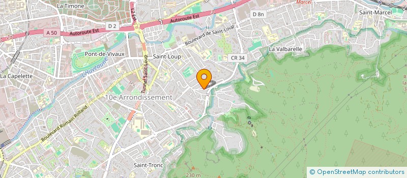 localisation de l'entreprise HLP à MARSEILLE