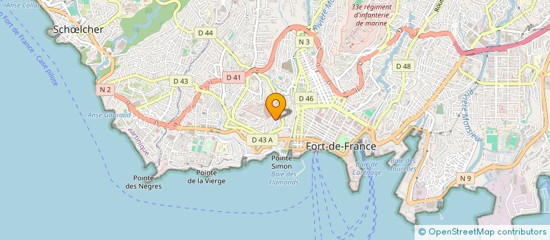 localisation de l'entreprise HLP à FORT-DE-FRANCE