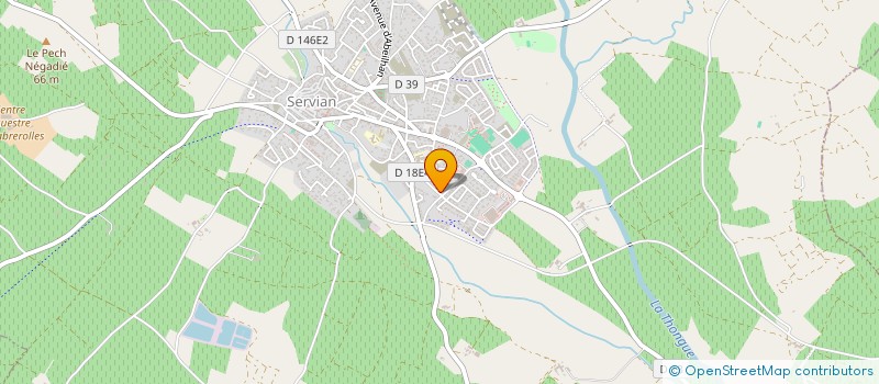 localisation de l'entreprise HLP  SERVIAN