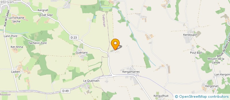 localisation de l'entreprise HLP INVEST  MAEL-CARHAIX