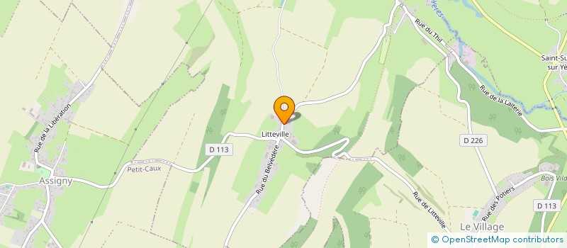 localisation de l'entreprise HLP INVESTISSEMENTS  TOUFFREVILLE-SUR-EU