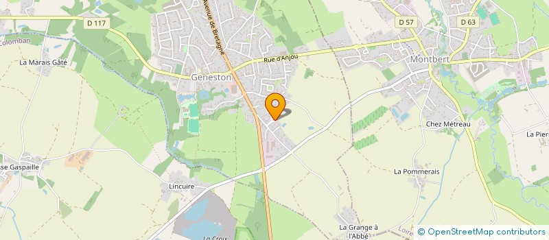 localisation de l'entreprise HLP SAP  GENESTON