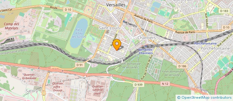 localisation de l'entreprise HLR à VERSAILLES