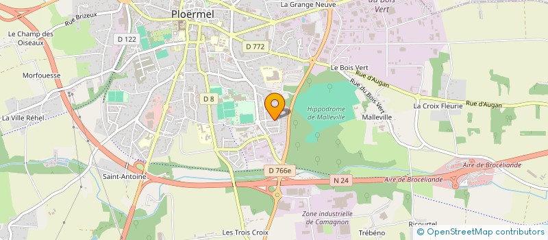 localisation de l'entreprise HLR  PLOERMEL