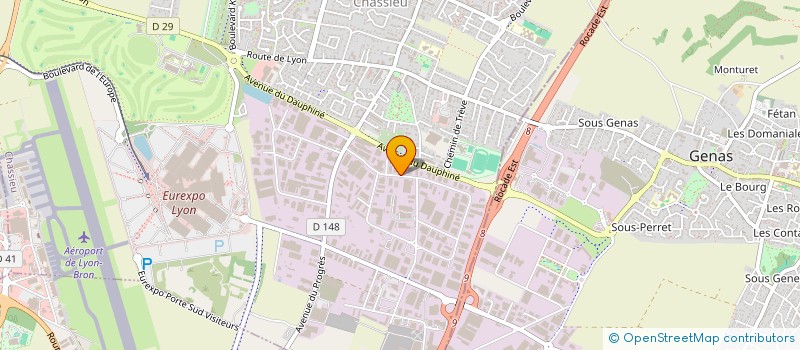 localisation de l'entreprise HLS  GENAS