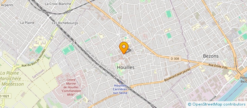 localisation de l'entreprise HLS MMA FIGHTING  HOUILLES