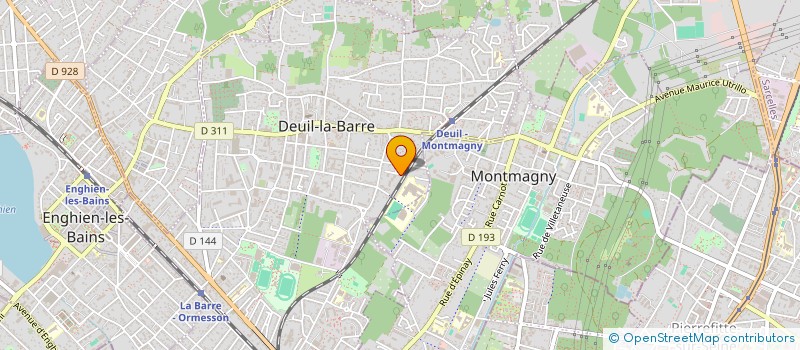 localisation de l'entreprise HLSA TRANSPORT  DEUIL-LA-BARRE