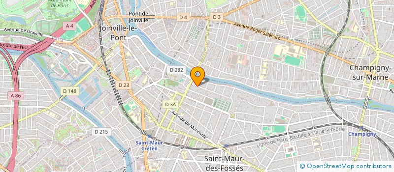 localisation de l'entreprise HLSCOM à SAINT-MAUR-DES-FOSSES
