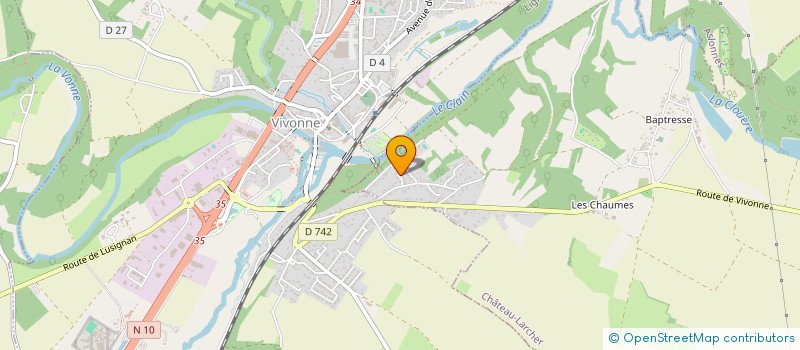 localisation de l'entreprise HLSM  CHATEAU-LARCHER