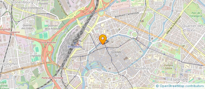 localisation de l'entreprise HLT  STRASBOURG