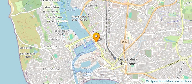 localisation de l'entreprise HLT 81 à LES SABLES D'OLONNE