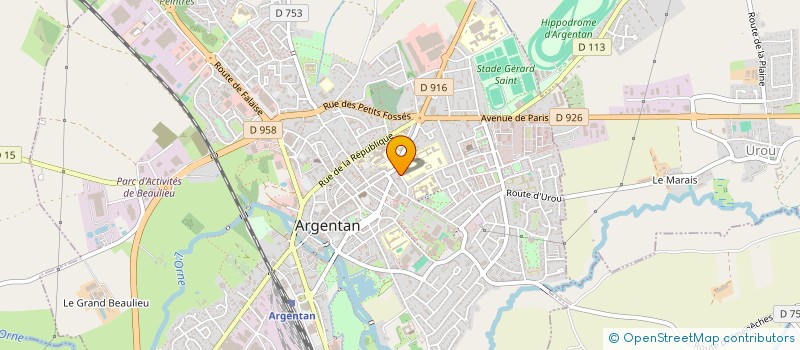 localisation de l'entreprise HLTN  ARGENTAN