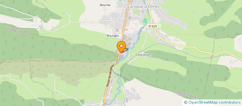 localisation de l'entreprise HLTP à LAROQUE-D'OLMES