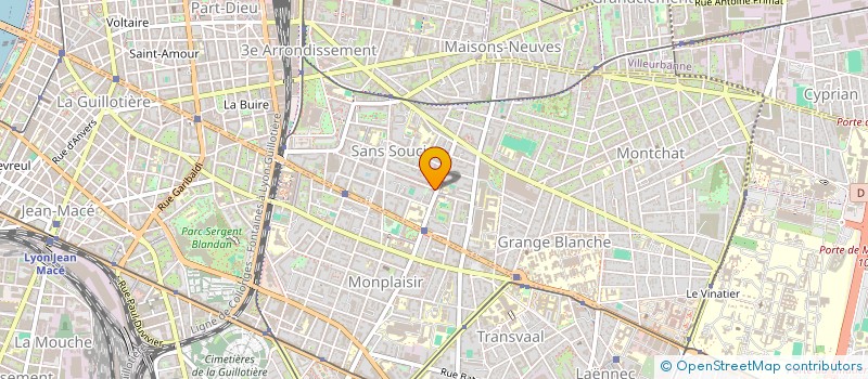 localisation de l'entreprise HLV 2  LYON