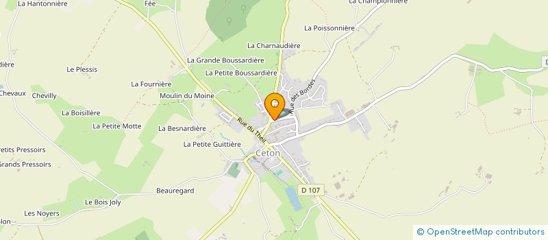 localisation de l'entreprise HLV à CETON