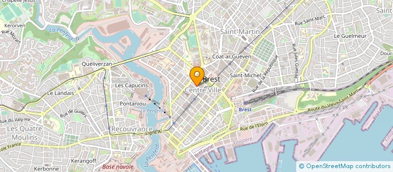 localisation de l'entreprise HLV à BREST