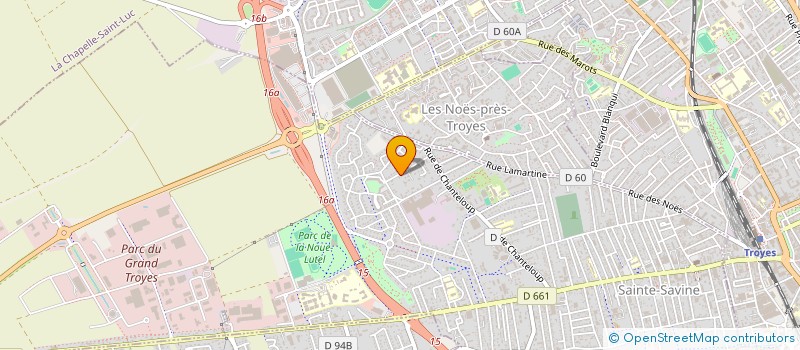 localisation de l'entreprise HLV CONSULT  SAINTE-SAVINE