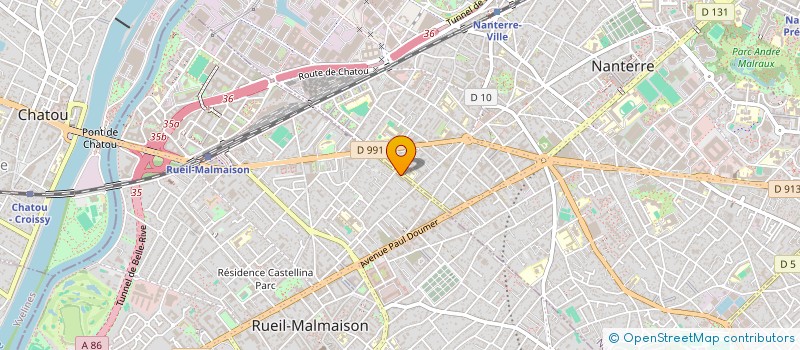 localisation de l'entreprise HLV CONSULTING à RUEIL-MALMAISON