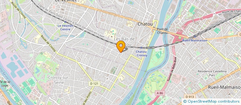 localisation de l'entreprise HLVAUTOMOBILES  CHATOU