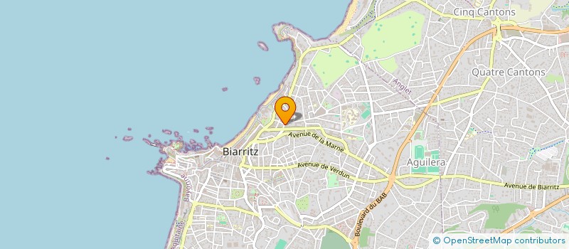 localisation de l'entreprise HLVG à BIARRITZ
