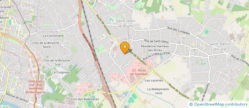 localisation de l'entreprise HLX BEER CONSULTING à SAINT-JEAN-LE-BLANC