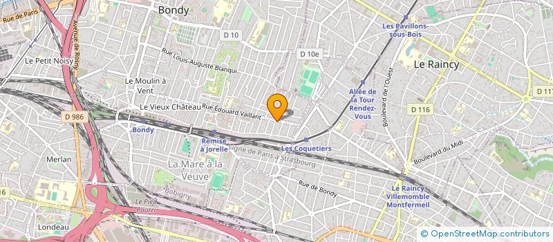 localisation de l'entreprise HLX CYRANO à BONDY
