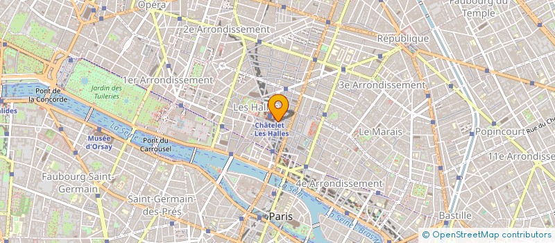 localisation de l'entreprise HLY ECHAFAUDAGE à PARIS
