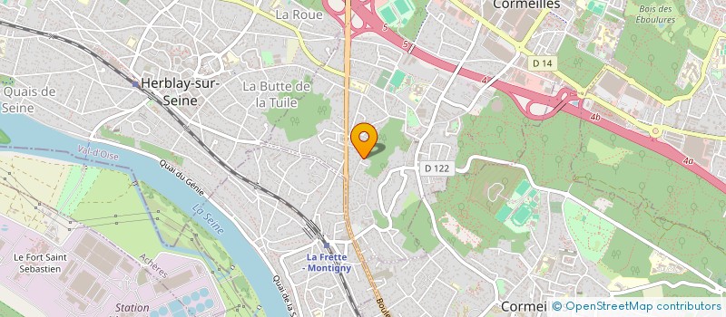 localisation de l'entreprise HLZ PARTNERS à MONTIGNY-LES-CORMEILLES