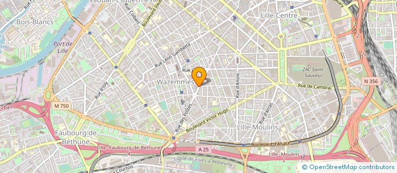 localisation de l'entreprise HM 2PV  LILLE