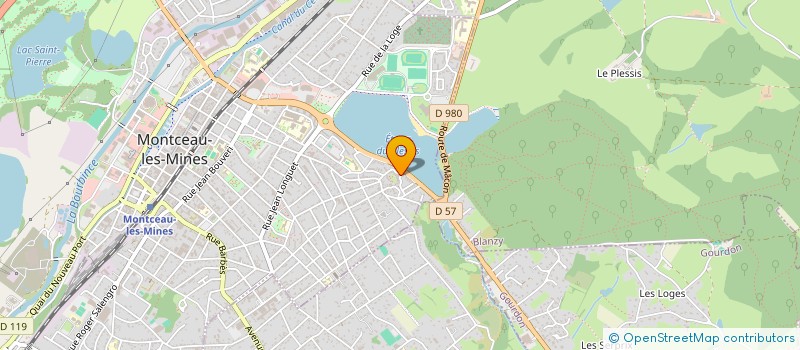 localisation de l'entreprise HM à MONTCEAU-LES-MINES