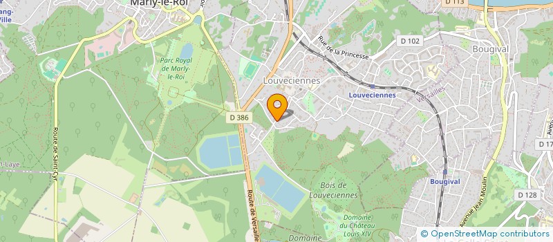 localisation de l'entreprise HM  LOUVECIENNES