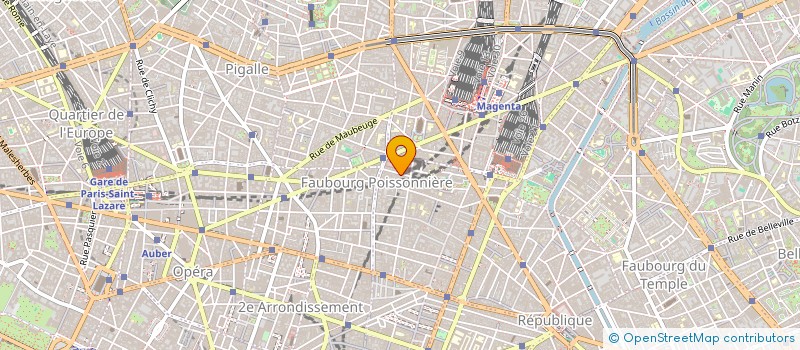 localisation de l'entreprise HM  PARIS