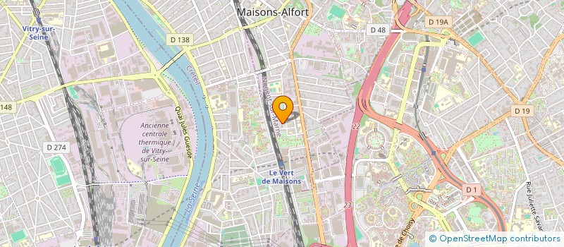 localisation de l'entreprise HM à MAISONS-ALFORT