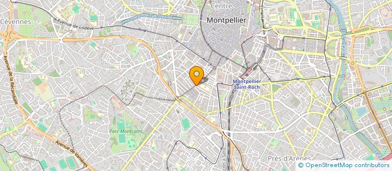 localisation de l'entreprise HM à MONTPELLIER