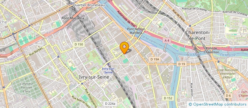 localisation de l'entreprise HM à IVRY-SUR-SEINE