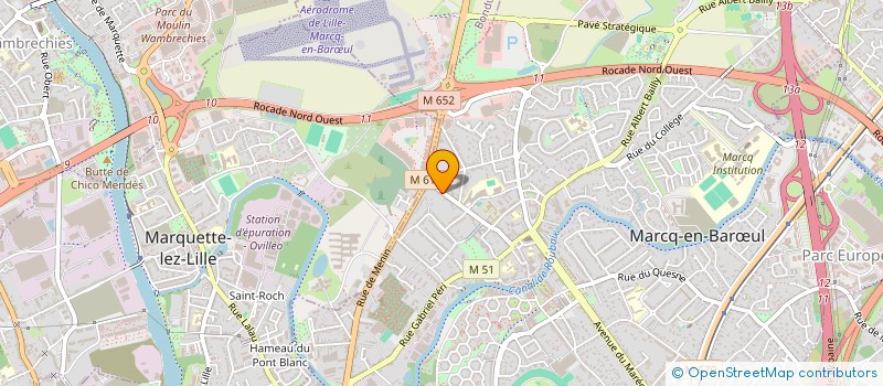 localisation de l'entreprise HM à MARCQ-EN-BARŒUL