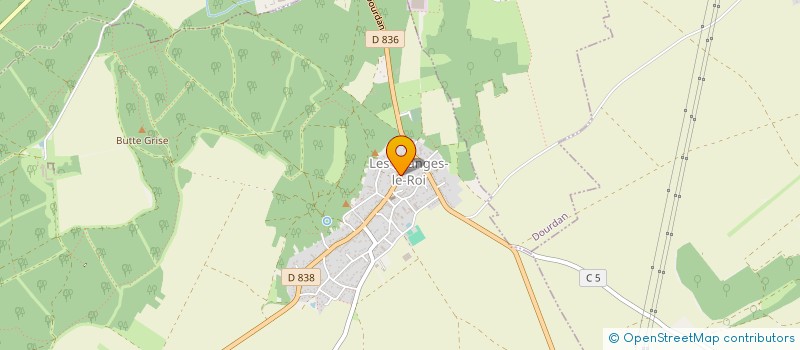localisation de l'entreprise HM à LES GRANGES-LE-ROI