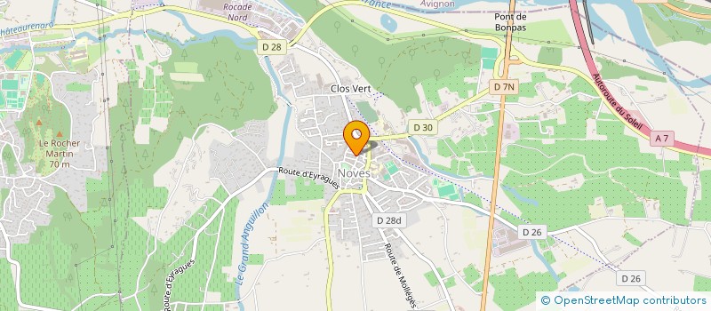 localisation de l'entreprise HM  NOVES