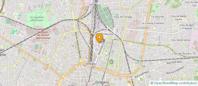 localisation de l'entreprise HM AGENCEMENT à ORLEANS