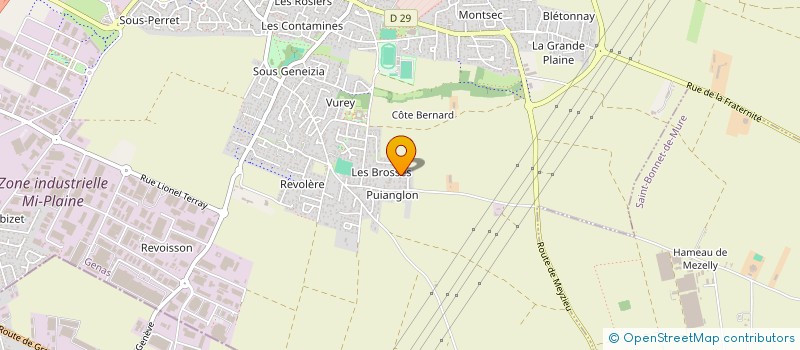 localisation de l'entreprise HM AGENCEMENT  GENAS