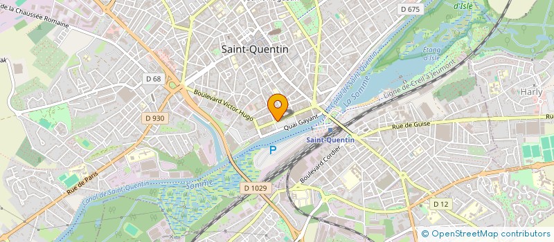 localisation de l'entreprise HM AMIENS PERRET à SAINT-QUENTIN